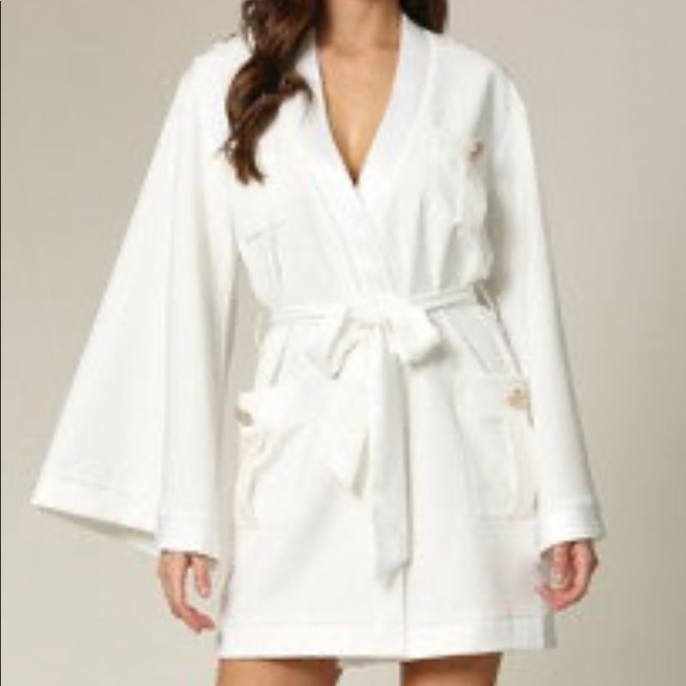 Kimono style dress. Loved the dress it just didn’t fit on me the way I’d like.